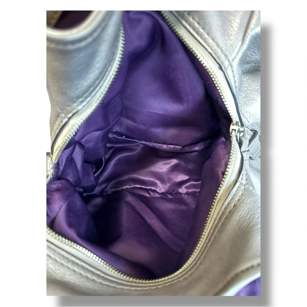 Coach Metallic Leather Hobo Bag - Picture 10 of 10